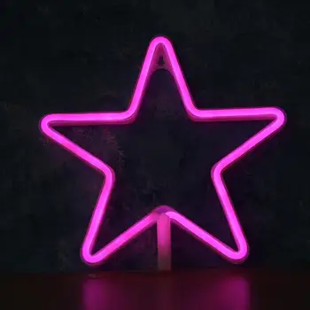 LED Neon Night Light Star Lamp for Festival Party Kids Bedroom Home Decor
LED Neon Night Light Star Lamp for Festival Party Kids Bedroom Home Decor