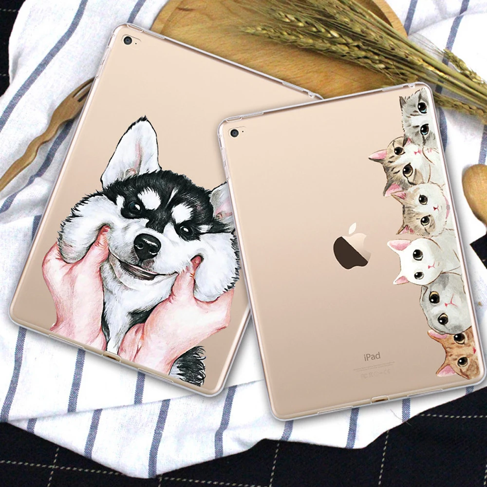 Cases For iPad Pro 9.7 Pro 10.5 Air 2 Air 1 Mini 4 3 2 1 iPad 2 3 4 2017 New iPad A1822 A1823 TPU Soft Cat Dog Clear Case ST11
Cases For iPad Pro 9.7 Pro 10.5 Air 2 Air 1 Mini 4 3 2 1 iPad 2 3 4 2017 New iPad A1822 A1823 TPU Soft Cat Dog Clear Case ST11