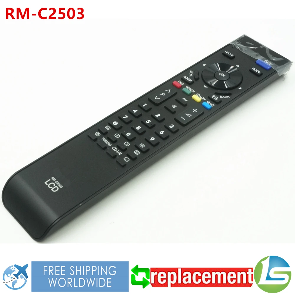 REPLACEMENT REMOTE CONTROL RM-C2503 REPLACE RM-C1930 FOR JVC LCD TV LT-47DG1 LT-42DG1 LT-32DZ1
REPLACEMENT REMOTE CONTROL RM-C2503 REPLACE RM-C1930 FOR JVC LCD TV LT-47DG1 LT-42DG1 LT-32DZ1