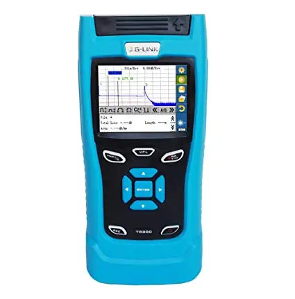 GLINK TR306 Mini OTDR Optical Time Domain Reflectometer Fiber Optic OTDR with Touch Screen 30/28dB SM 1310/1550nm
GLINK TR306 Mini OTDR Optical Time Domain Reflectometer Fiber Optic OTDR with Touch Screen 30/28dB SM 1310/1550nm