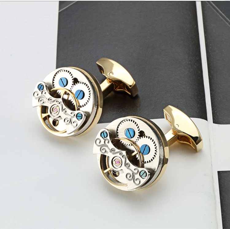 Watch Tourbillon Cufflinks Details (1)