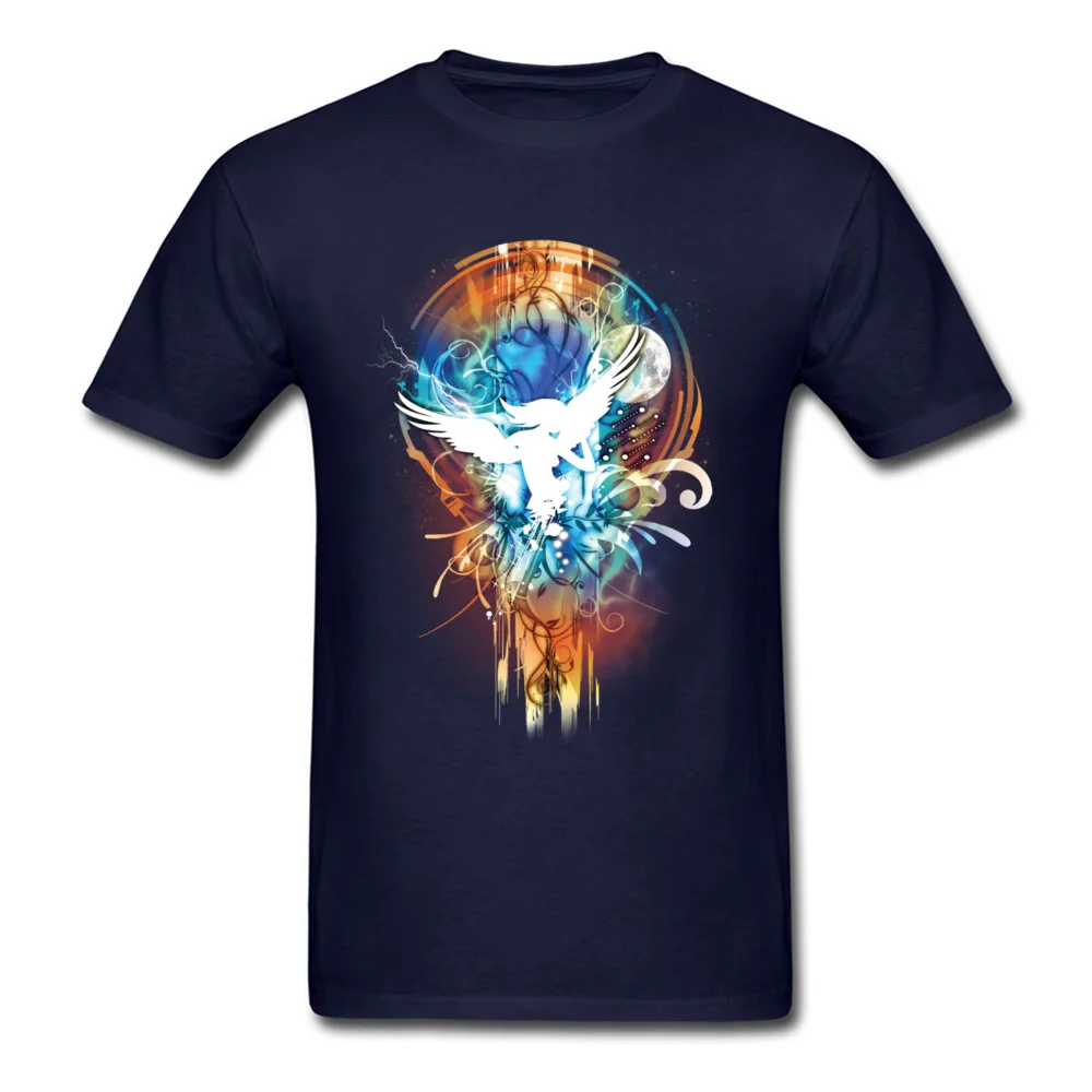 Angels Men New Arrival Design Tees O-Neck Mother Day 100% Cotton Fabric T Shirt Casual Short Sleeve Tee Shirts Angels navy