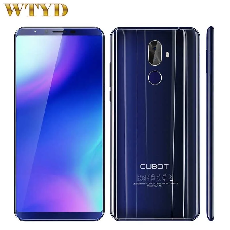 Cubot X18 Plus Android 8.0 18:9 FHD+ 4GB ROM 64GB 5.99 Inch MT6750T Octa-Core Smartphone 6MP 13MP Dual SIM 4G Mobile Phone
Cubot X18 Plus Android 8.0 18:9 FHD+ 4GB ROM 64GB 5.99 Inch MT6750T Octa-Core Smartphone 6MP 13MP Dual SIM 4G Mobile Phone