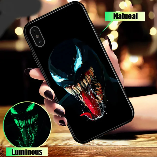 10 PCS Marvel Venom Glass Case For iPhone 7 8 Plus Case For iPhone XS MAX XS Luxury Glossy Glass Cases For iPhone XR
10 PCS Marvel Venom Glass Case For iPhone 7 8 Plus Case For iPhone XS MAX XS Luxury Glossy Glass Cases For iPhone XR