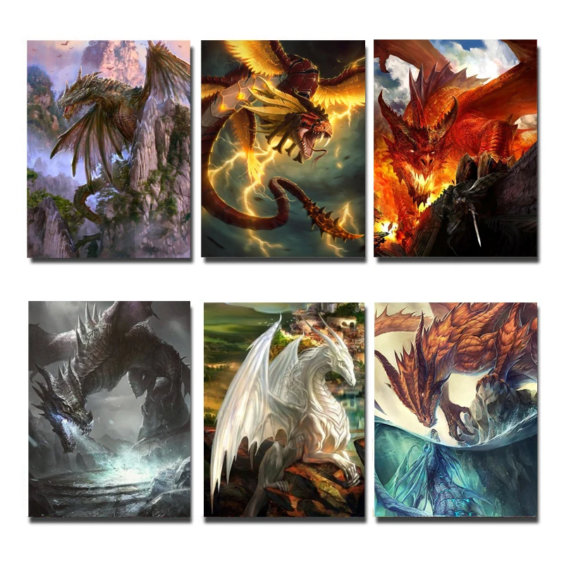 3D Diamond-Painting Dragon Diamond Embroidery Animal Cross-Stitch Round Resin Pictures European And American Style Home Decor 
3D Diamond-Painting Dragon Diamond Embroidery Animal Cross-Stitch Round Resin Pictures European And American Style Home Decor