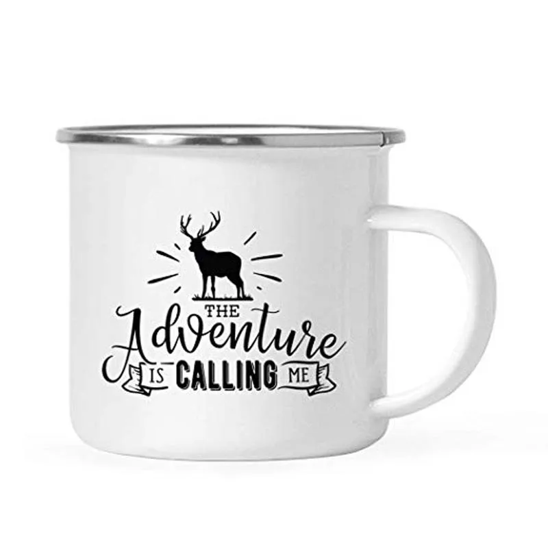 Stainless Steel Camping Coffee Mug Gift, The Adventure is Calling Me,Birthday Christmas Outdoors Metal Enamel Campfire Cup
Stainless Steel Camping Coffee Mug Gift, The Adventure is Calling Me,Birthday Christmas Outdoors Metal Enamel Campfire Cup