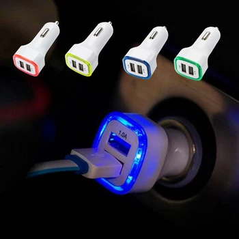 Auto Universal USB 2.0 Ports LED Display Car Charger Pratical Automotive 2.1A LED USB Easy To Use Dual-adapter Output Charger
Auto Universal USB 2.0 Ports LED Display Car Charger Pratical Automotive 2.1A LED USB Easy To Use Dual-adapter Output Charger