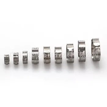 180pcs/set Stainless Steel Single Ear Hose 5.8-21mm Clamp Hose Assortment Kit Ear Stepless Cinch Rings Crimp Pinch Fit
180pcs/set Stainless Steel Single Ear Hose 5.8-21mm Clamp Hose Assortment Kit Ear Stepless Cinch Rings Crimp Pinch Fit