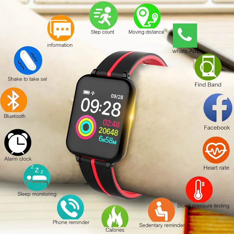 B57 Women Smart watches Waterproof Sports For Iphone phone Smartwatch Heart Rate Monitor Blood Pressure Functions For kid pk iwo
B57 Women Smart watches Waterproof Sports For Iphone phone Smartwatch Heart Rate Monitor Blood Pressure Functions For kid pk iwo