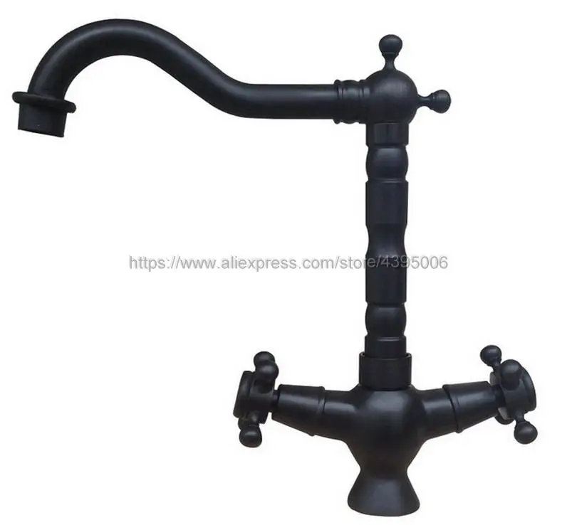 Basin Faucets Black Color Brass Bathroom Sink Faucet 360 Degree Swivel Spout Double Cross Handle Bath kitchen Mixer Taps Bnf318
Basin Faucets Black Color Brass Bathroom Sink Faucet 360 Degree Swivel Spout Double Cross Handle Bath kitchen Mixer Taps Bnf318