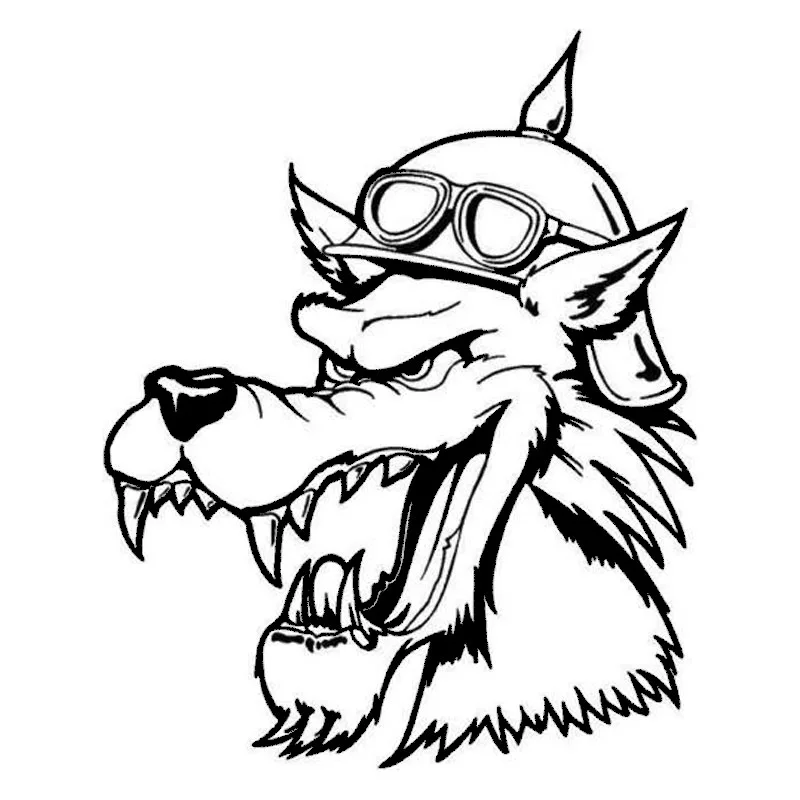 14.6*17.8CM Cartoon Wolf With A Hat Funny Vinyl Car Body Sticker Interesting Car Styling Decals Black/Silver C9-0944
14.6*17.8CM Cartoon Wolf With A Hat Funny Vinyl Car Body Sticker Interesting Car Styling Decals Black/Silver C9-0944