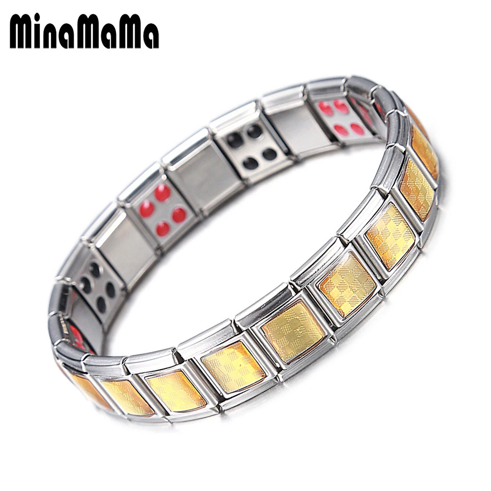 Men Stainless Steel Jewelry Medical Power Germanium Magnetic Bracelets For Women Mixing Health Element Bracelets Bangles
Men Stainless Steel Jewelry Medical Power Germanium Magnetic Bracelets For Women Mixing Health Element Bracelets Bangles