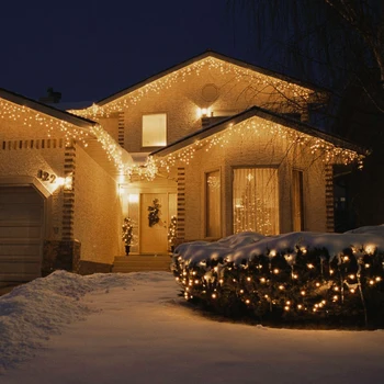 Connectable 5M LED String Light 96 LED Curtain Icicle Light 220V Christmas Fairy Lamps Xmas Festival Decoration
Connectable 5M LED String Light 96 LED Curtain Icicle Light 220V Christmas Fairy Lamps Xmas Festival Decoration