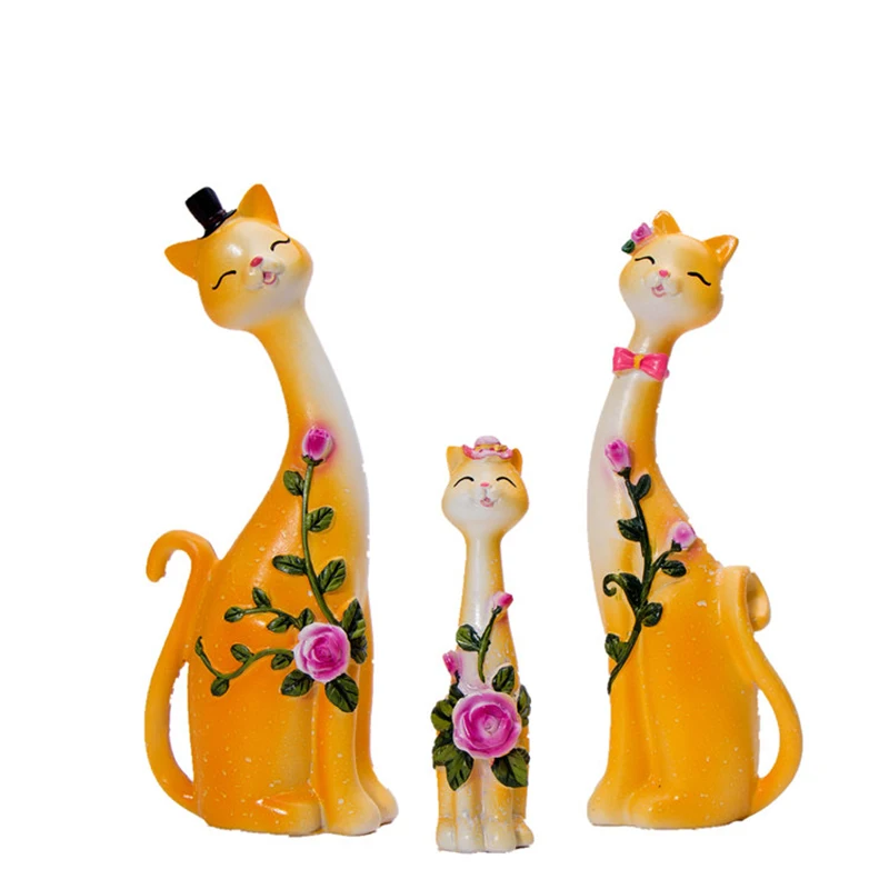 3pcs/Set Creative Chinese Cat Family Resin Furnishing Articles Painting Cat Figurine Craft Home Decor Accessories Birthday Gifts
3pcs/Set Creative Chinese Cat Family Resin Furnishing Articles Painting Cat Figurine Craft Home Decor Accessories Birthday Gifts