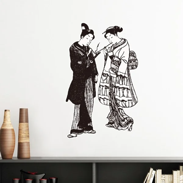 Japan Traditional Culture Black Kimono Women Line Drawing Sketch Wall Sticker Art Decals Mural DIY Wallpaper for Room Decal
Japan Traditional Culture Black Kimono Women Line Drawing Sketch Wall Sticker Art Decals Mural DIY Wallpaper for Room Decal