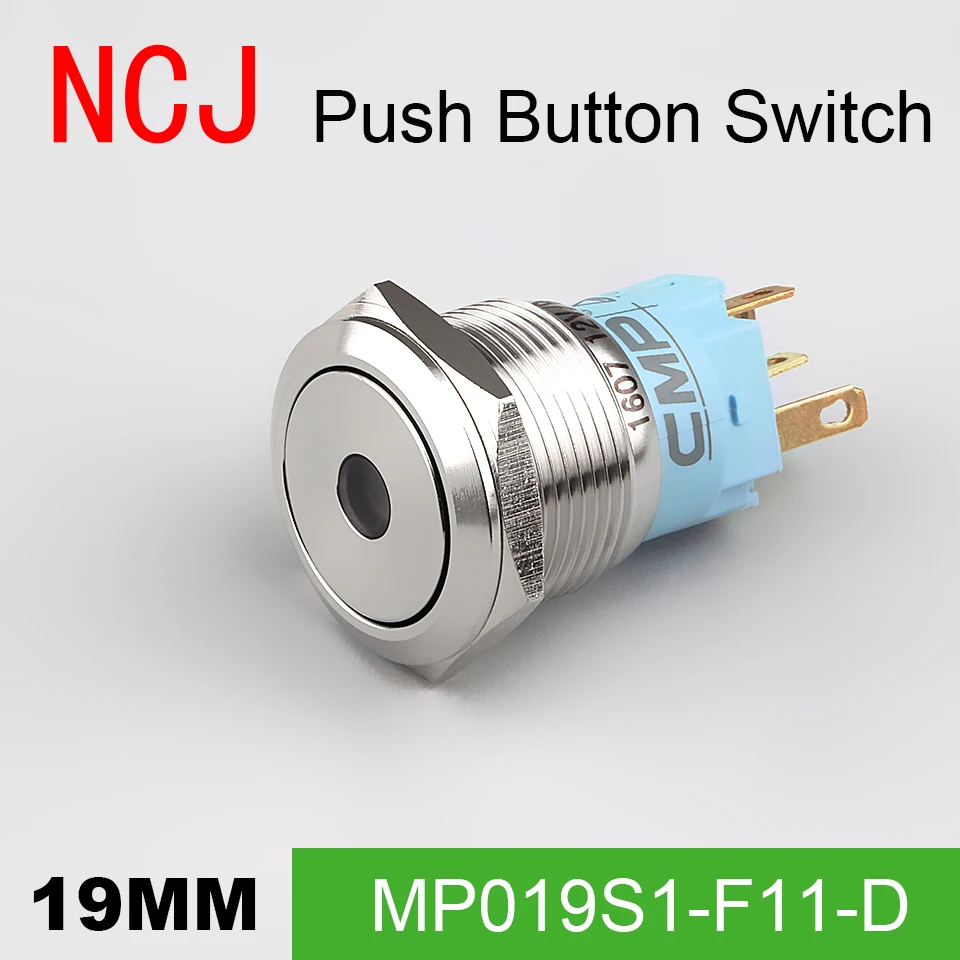 NCJ 19mm Metal Push Button Switch IP67 Maintained Alternate & Momentary push button switch with LED lamp 5A
NCJ 19mm Metal Push Button Switch IP67 Maintained Alternate & Momentary push button switch with LED lamp 5A
