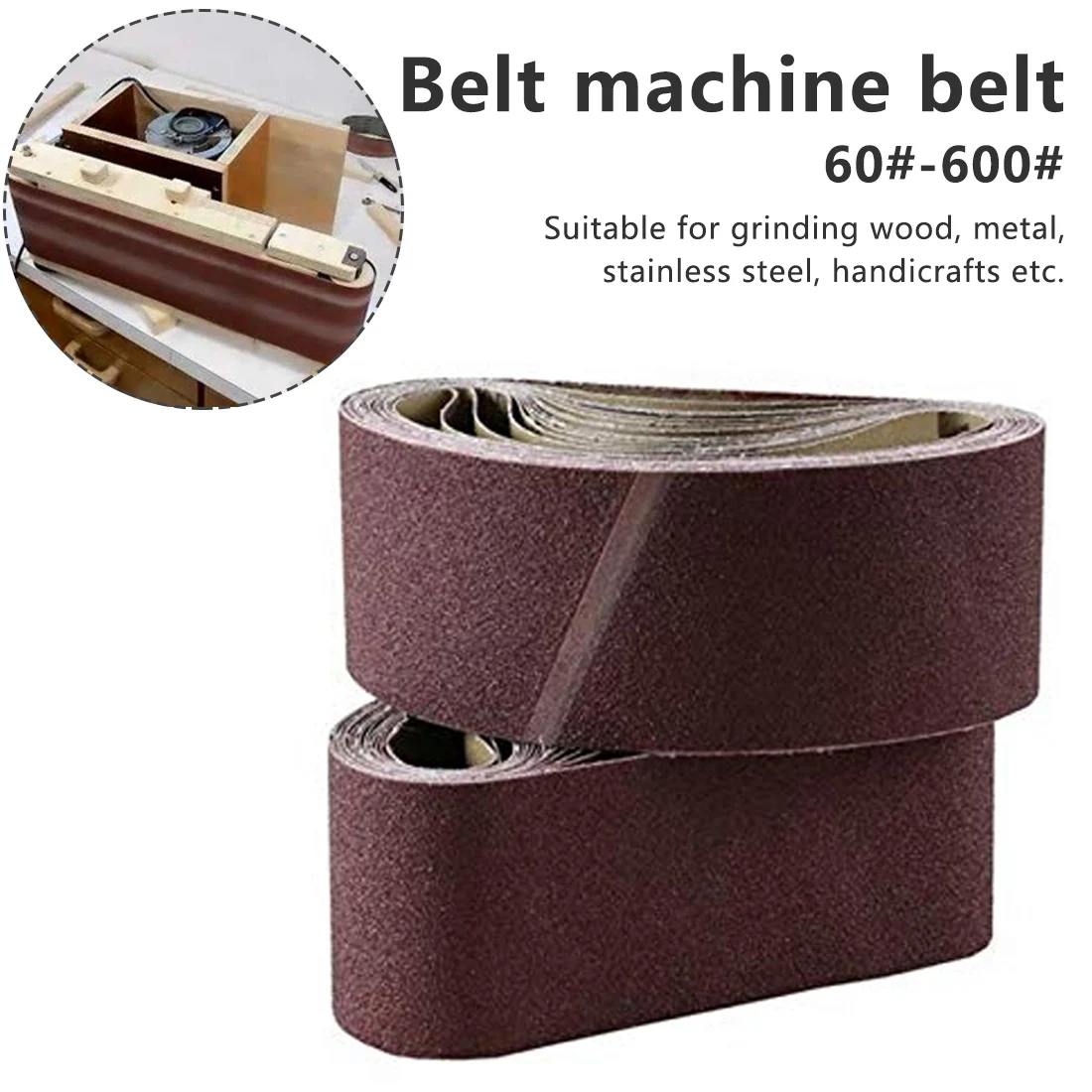 Sanding Belts 60-600 Grits Sandpaper Abrasive Bands for Sander Power Rotary Tools Dremel Accessories Abrasive Tool
Sanding Belts 60-600 Grits Sandpaper Abrasive Bands for Sander Power Rotary Tools Dremel Accessories Abrasive Tool