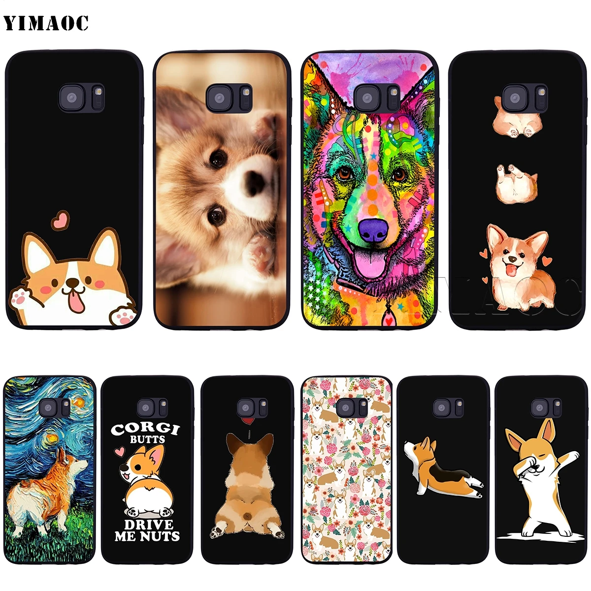YIMAOC Cute Corgi Dog Soft Silicone Case for Samsung Galaxy S6 S7 S10e Edge S8 S9 Plus A3 A5 A6 A7 A8 A9 J6 Note 8 9 2018
YIMAOC Cute Corgi Dog Soft Silicone Case for Samsung Galaxy S6 S7 S10e Edge S8 S9 Plus A3 A5 A6 A7 A8 A9 J6 Note 8 9 2018