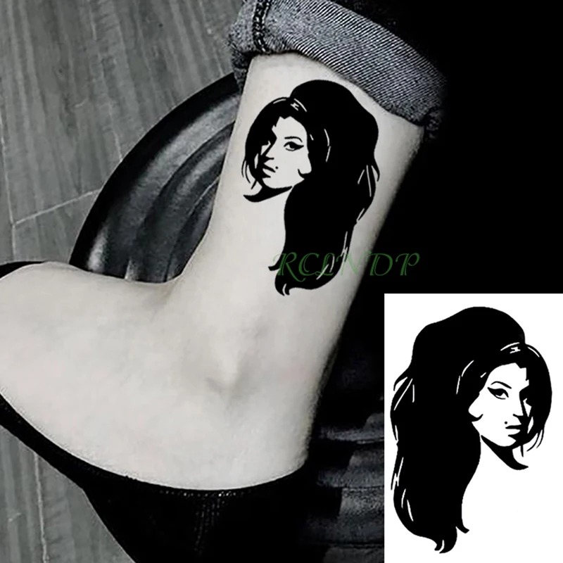 Waterproof Temporary Tattoo Sticker Amy Winehouse Fake Tatto Sexy Girl Flash Tatoo Shoulder Wrist belly Foot For Men Women
Waterproof Temporary Tattoo Sticker Amy Winehouse Fake Tatto Sexy Girl Flash Tatoo Shoulder Wrist belly Foot For Men Women