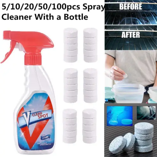 Multifunctional Effervescent Spray Cleaner Concentrate Home Cleaning Tool with a Bottle
Multifunctional Effervescent Spray Cleaner Concentrate Home Cleaning Tool with a Bottle