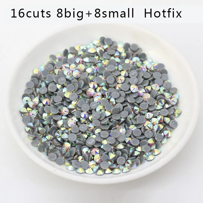 ss20 ss16 ss30 Quanlity AB Color 16 facets Cutting Flat Back Iron on Hotfix faceted crystal glass rhinestones Dress Making Beads
ss20 ss16 ss30 Quanlity AB Color 16 facets Cutting Flat Back Iron on Hotfix faceted crystal glass rhinestones Dress Making Beads