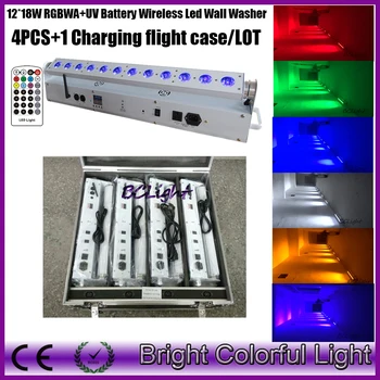 High quality Led battery wireless dmx led bar light LCD display DMX512 Battery long work time with Infrared control4PCS +1 Case
High quality Led battery wireless dmx led bar light LCD display DMX512 Battery long work time with Infrared control4PCS +1 Case