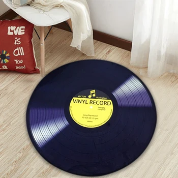 CD Carpet Mat Cushion Antique Sofa Side Carpet Chair Cushion Cat Vinyl Record Round A Few Study Model Room Decorate Rug
CD Carpet Mat Cushion Antique Sofa Side Carpet Chair Cushion Cat Vinyl Record Round A Few Study Model Room Decorate Rug
