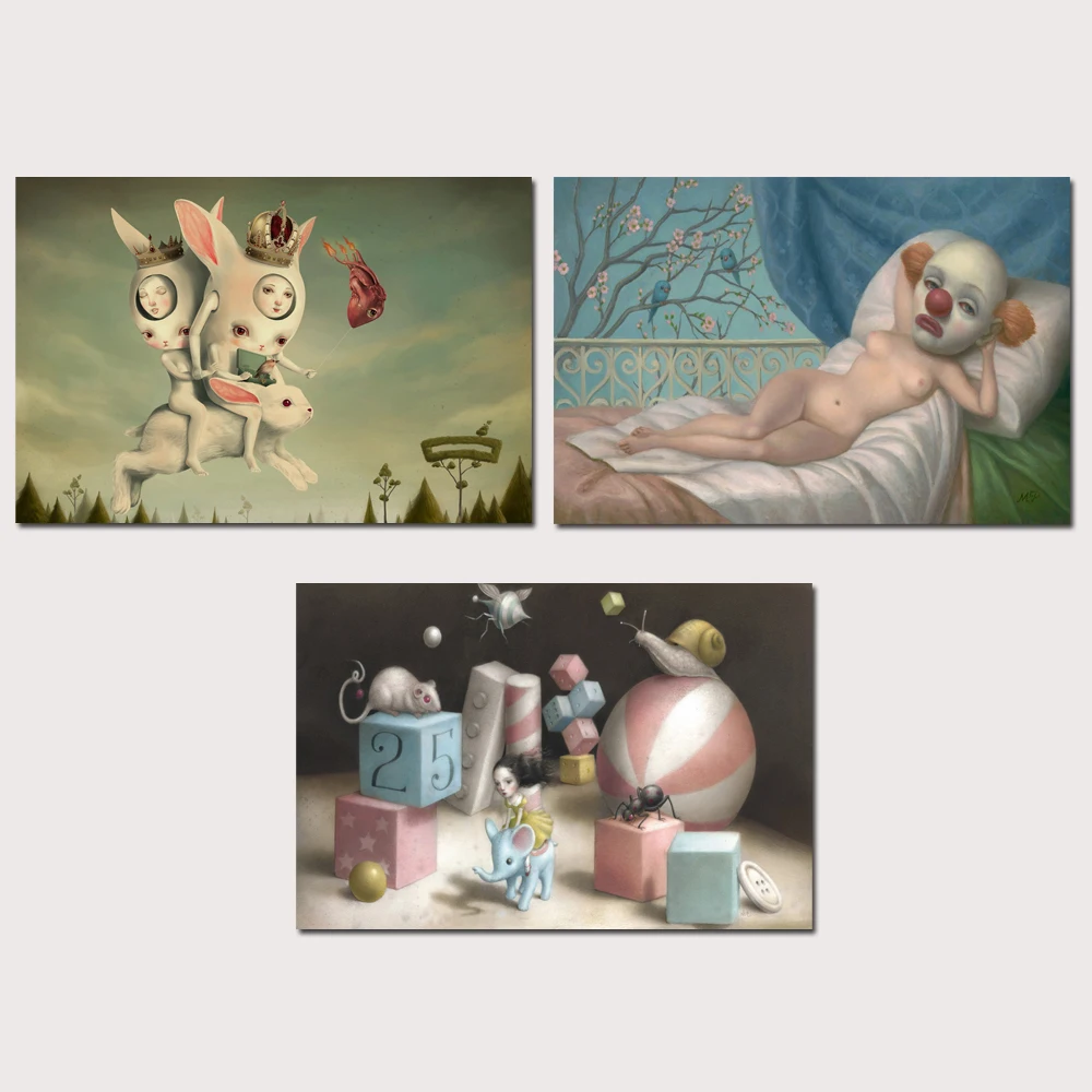 Mark Ryden Beautifulnightmares 1 Panel Abstract Wall Art Oil Painting Poster Canvas Painting Print for Living Room Home Decor
Mark Ryden Beautifulnightmares 1 Panel Abstract Wall Art Oil Painting Poster Canvas Painting Print for Living Room Home Decor