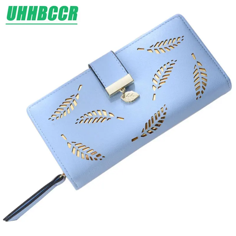 UHHBCCR 2019 Brand Leaves Hollow Women Wallet Soft PU Leather Women's Clutch Wallet Female Designer Wallets Coin Card Purse
UHHBCCR 2019 Brand Leaves Hollow Women Wallet Soft PU Leather Women's Clutch Wallet Female Designer Wallets Coin Card Purse