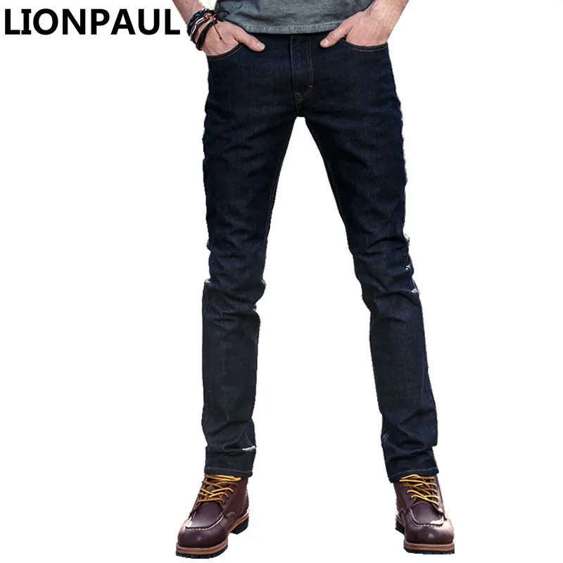 LIONPAUL Mens jeans tradition boot cut leg fit flare jeans famous brand deep blue male jeans pants
LIONPAUL Mens jeans tradition boot cut leg fit flare jeans famous brand deep blue male jeans pants