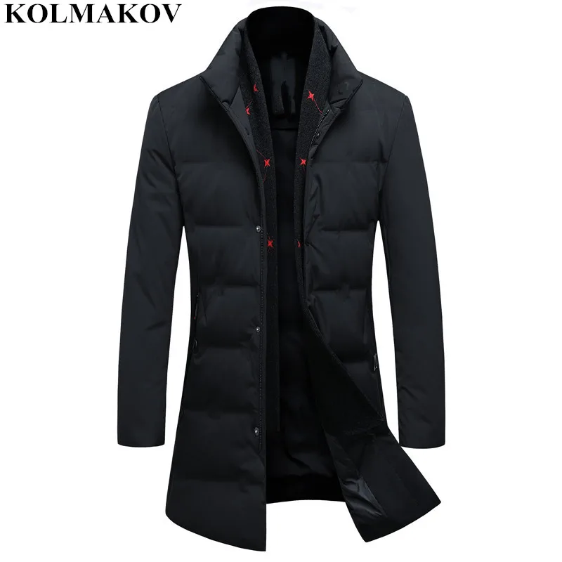 KOLMAKOV 2018 New 85% Duck Down Jackets Men's Classic Casual Winer Coats with Detachable Scarf Mens Warm Thicken Jackets M-3XL
KOLMAKOV 2018 New 85% Duck Down Jackets Men's Classic Casual Winer Coats with Detachable Scarf Mens Warm Thicken Jackets M-3XL