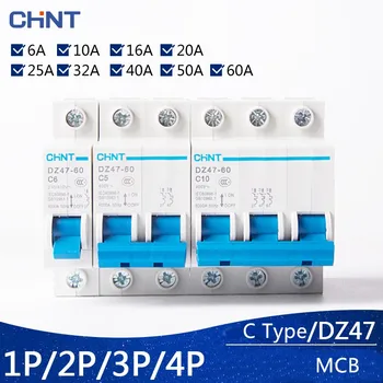 CHNT DZ47-60 3P Single Class 3 Phase Domestic MCB Mini Circuit Breaker MCB Air Switch C Type
CHNT DZ47-60 3P Single Class 3 Phase Domestic MCB Mini Circuit Breaker MCB Air Switch C Type