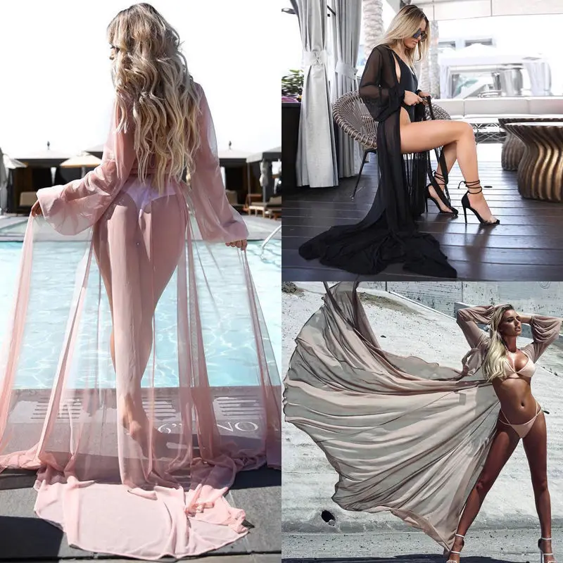 YCDKK Swimsuit Cover Up 2018 Women Sexy Beach Cover-Ups Chiffon Long Dress Solid Beach Cardigan Bathing Suit Cover Up
YCDKK Swimsuit Cover Up 2018 Women Sexy Beach Cover-Ups Chiffon Long Dress Solid Beach Cardigan Bathing Suit Cover Up