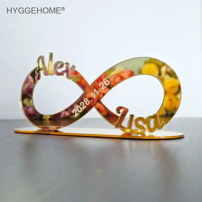Personalized Infinity Symbol Name Mirror TableShow Custom Acrylic Wedding Table Decor Party Verlobungstablett Favors Bride Gifts
Personalized Infinity Symbol Name Mirror TableShow Custom Acrylic Wedding Table Decor Party Verlobungstablett Favors Bride Gifts