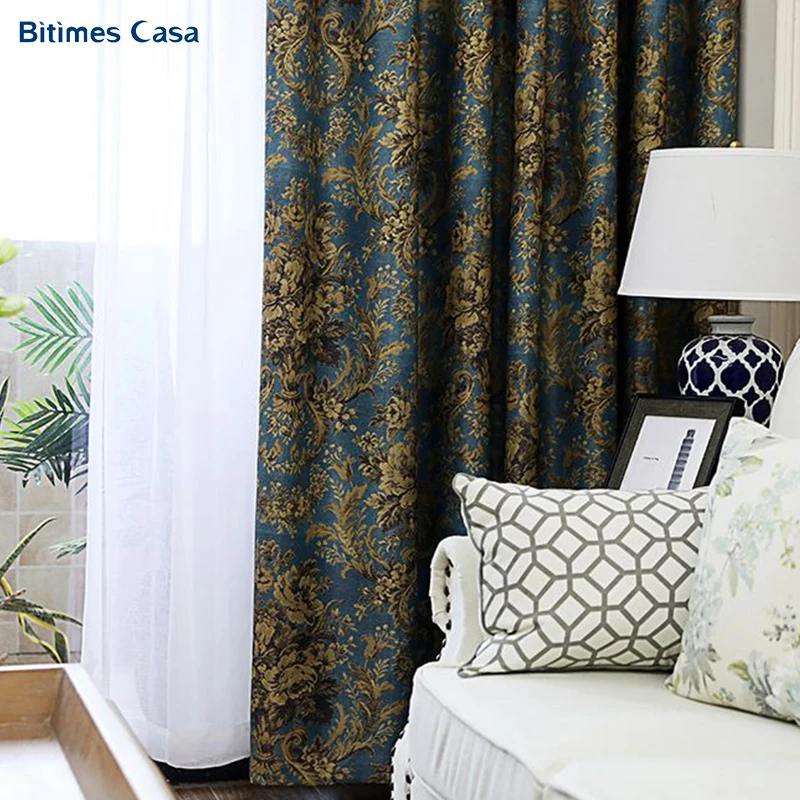High Shading Blackout Windows Curtain Full Floral Printing For Living Room Bedroom Pastoral Style
High Shading Blackout Windows Curtain Full Floral Printing For Living Room Bedroom Pastoral Style