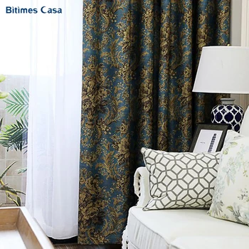 High Shading Blackout Windows Curtain Full Floral Printing For Living Room Bedroom Pastoral Style 
High Shading Blackout Windows Curtain Full Floral Printing For Living Room Bedroom Pastoral Style