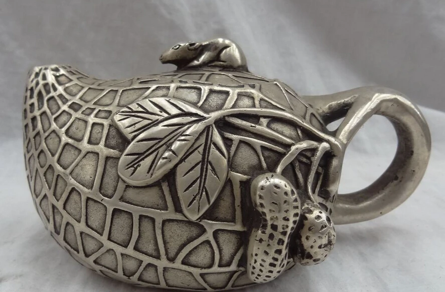 Fast shipping USPS to USA S1407 Chinese Silver Wealth Animals Mouse Statue Brass Groundnut Wine Pot Teapot Set
Fast shipping USPS to USA S1407 Chinese Silver Wealth Animals Mouse Statue Brass Groundnut Wine Pot Teapot Set