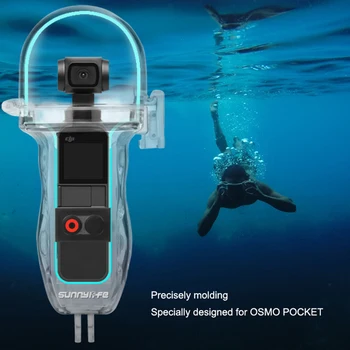 transparent Dive Case Housing 60M Depth Waterproof Cameras Case Protective Diving Cover for Osmo Pocket Camera
transparent Dive Case Housing 60M Depth Waterproof Cameras Case Protective Diving Cover for Osmo Pocket Camera