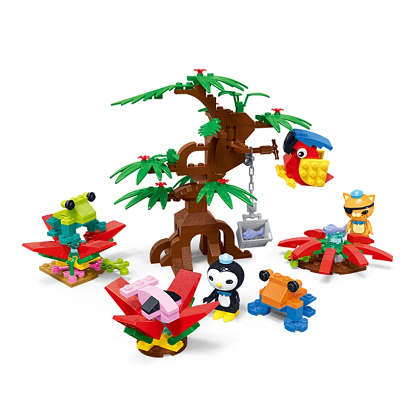 

Octonauts Kwazii Peso Poison Dart Frog Habitat Building Blocks Sets Bricks Classic Model Kids Toys Gifts Compatible Legoings