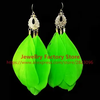 200sets /lot Summer Style Bohemian Feather earrings green color hot selling Vintage Colorful Individual Drop Earrings New
200sets /lot Summer Style Bohemian Feather earrings green color hot selling Vintage Colorful Individual Drop Earrings New