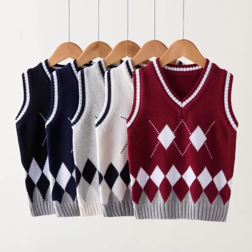 Baby Toddler Teenager School Boys Vest Boy Waistcoat Kids Pullover Knitted Coat Jacket Child Clothes Sleeveless Sweaters JW3691
Baby Toddler Teenager School Boys Vest Boy Waistcoat Kids Pullover Knitted Coat Jacket Child Clothes Sleeveless Sweaters JW3691