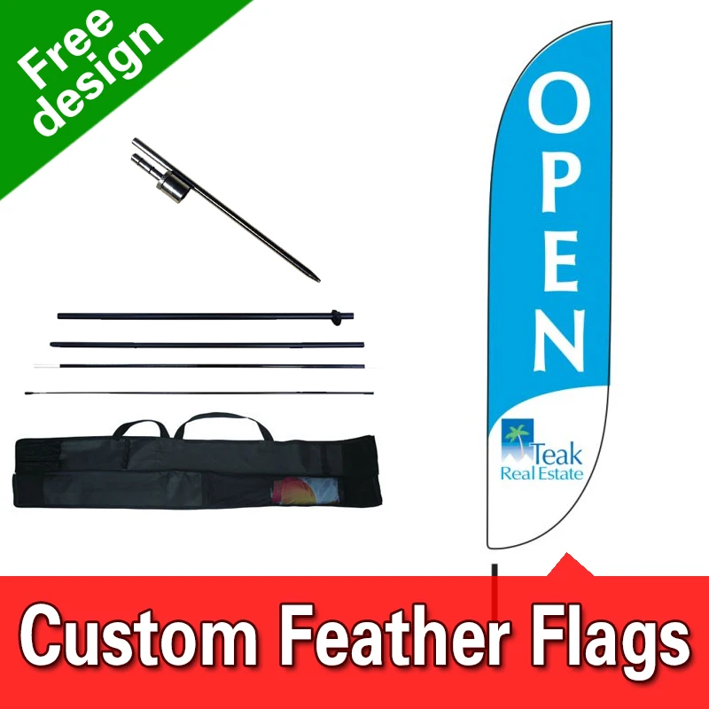 Free Design Free Shipping Single Sided In-ground Spike Feather Banners Flag Signs Advertising Flutter Flags Marketing Flags
Free Design Free Shipping Single Sided In-ground Spike Feather Banners Flag Signs Advertising Flutter Flags Marketing Flags