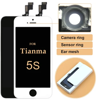 10pcs For Iphone 5s 5c 5g LCD 100% Test For Tianma Display With Touch Screen Digitizer Assembly Replacement camera Holder
10pcs For Iphone 5s 5c 5g LCD 100% Test For Tianma Display With Touch Screen Digitizer Assembly Replacement camera Holder