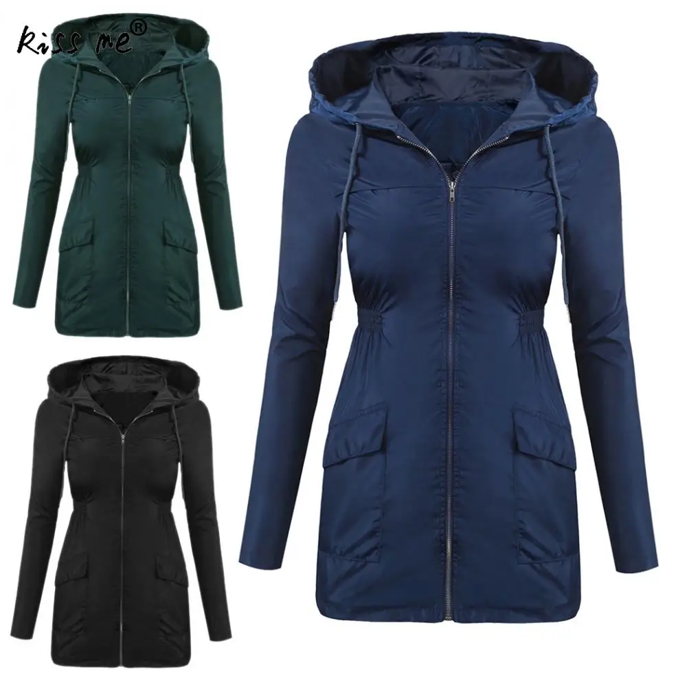 Slim Women Trench Coat Cute Waterproof Solid Zipper Camping Coat Hiking Jacket Spring Sport Jacket Hiking Jacket Hooded Coat
Slim Women Trench Coat Cute Waterproof Solid Zipper Camping Coat Hiking Jacket Spring Sport Jacket Hiking Jacket Hooded Coat