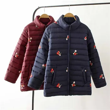 2019 Plus size 4XL Winter Parkas Down cotton Jacket Women Embroidery Thicken Stand collar cotton Coat Cotton-padded Jacket G482
2019 Plus size 4XL Winter Parkas Down cotton Jacket Women Embroidery Thicken Stand collar cotton Coat Cotton-padded Jacket G482