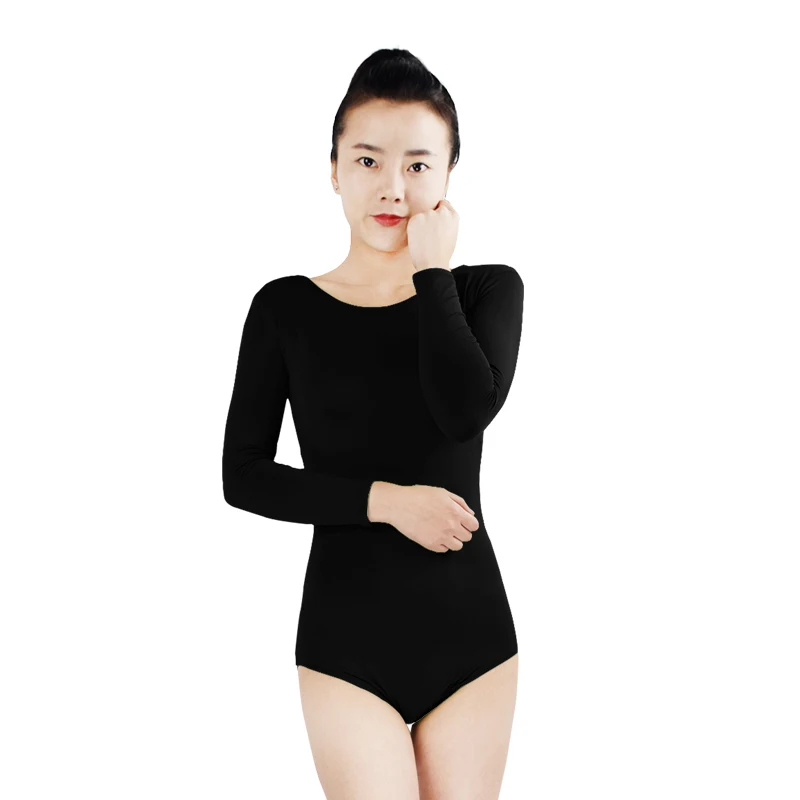Ensnovo Justaucorps Dance Long Sleeve Gymnastics Leotard Ballet Suit Women Lycra Nylon Black Thong Custom Skin BodySuit Costumes
Ensnovo Justaucorps Dance Long Sleeve Gymnastics Leotard Ballet Suit Women Lycra Nylon Black Thong Custom Skin BodySuit Costumes