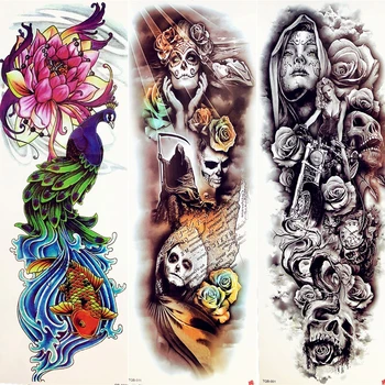 25 Design Temporary Tattoo Men Body Art Drawing Peacock Lotus Mask Girl Makeup Priest Tattoo Sticker Pirate Women Fake Tatoo Leg
25 Design Temporary Tattoo Men Body Art Drawing Peacock Lotus Mask Girl Makeup Priest Tattoo Sticker Pirate Women Fake Tatoo Leg