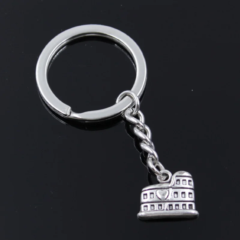 new fashion men 30mm keychain DIY metal holder chain vintage roman colosseum rome italy 16x13mm silver pendant Gift
new fashion men 30mm keychain DIY metal holder chain vintage roman colosseum rome italy 16x13mm silver pendant Gift