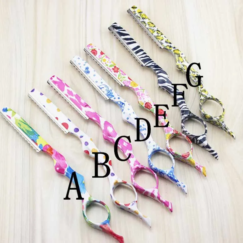 Professional Sharp Barber Razor Blade Hair Razors Cut Hair Cutting Thinning Alloy Knife Salon Colorful Painting Free 10 Blades
Professional Sharp Barber Razor Blade Hair Razors Cut Hair Cutting Thinning Alloy Knife Salon Colorful Painting Free 10 Blades