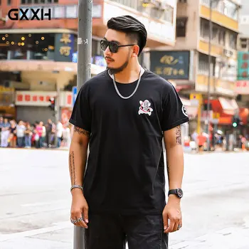 2019 tide brand Large size Men's T-shirt Male Short-sleeved Loose Personalized Printing Half-sleeved Round neck T-shirt 7XL
2019 tide brand Large size Men's T-shirt Male Short-sleeved Loose Personalized Printing Half-sleeved Round neck T-shirt 7XL